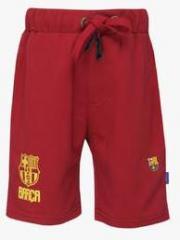 Fc Barcelona Maroon Shorts boys