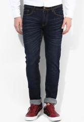 Flying Machine Blue Low Rise Skinny Fit Jeans men