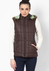 Fort Collins Coffee Sleeve Less Jacket women