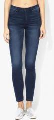 Fox Blue Washed Mid Rise Regular Jeans women