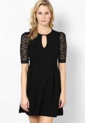 French Connection Black Short Dress women