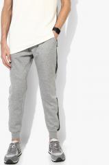 French Connection Grey Melange Straight Fit Track Pants men