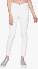 Fungus White High Rise Skinny Fit Jeans women