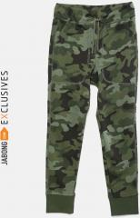 Gap Boys Green Relaxed Regular Fit Camouflage Joggers boys