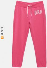 Gap Pink Logo Pull On Joggers girls