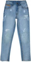 Gini And Jony Blue Regular Fit Mid Rise Mildly Distressed Jeans boys