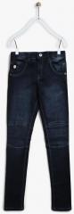 Gini And Jony Navy Blue Mid Rise Regular Fit Jeans boys