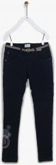 Gini And Jony Navy Blue Mid Rise Slim Fit Jeans girls
