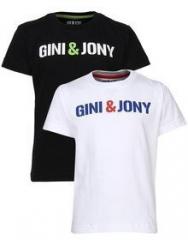 Gini & Jony Pack Of 2 Multi Value Packs T Shirt boys