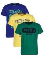 Gini & Jony Pack Of 3 Assorted Color Value Packs T Shirt boys