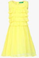 Gini & Jony Yellow Casual Dress girls
