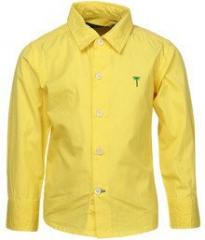 Gini & Jony Yellow Casual Shirt boys