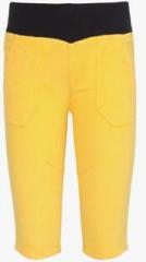Gini & Jony Yellow Regular Fit Trouser boys