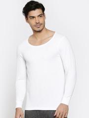 Hanes White Thermal T Shirt