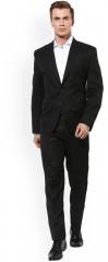 Hangup Black Single Breasted Regular Fit Formal Suit men