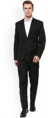 Hangup S Black Regular Fit Single Breasted Formal Suit men
