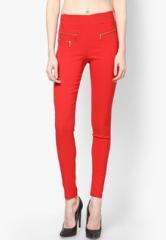 Harpa Red Solid Jegging women