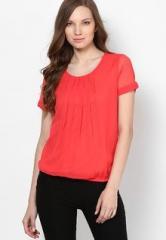 Harpa Red Solid Top women