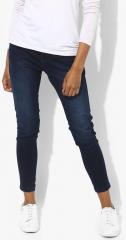 Harvard Blue Skinny Fit Mid Rise Clean Look Jeans women