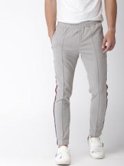 Harvard Grey Solid Regular Fit Trouser men
