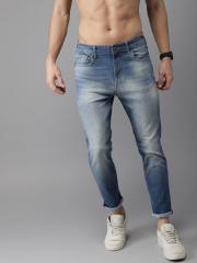 Here&now Blue Mid Rise Slim Fit Jeans men