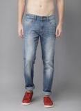HERE&NOW Men Blue Slim Fit Mid Rise Clean Look Stretchable Jeans