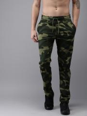 Here&now Olive Slim Fit Track Pant men