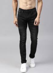 Hrx By Hrithik Roshan Black Skinny Fit Mid Rise Clean Look Stretchable Jeans men