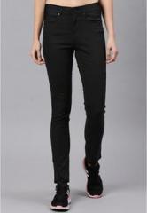 Hrx By Hrithik Roshan Black Solid Mid Rise Skinny Fit Jeans women