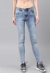 Hrx By Hrithik Roshan Blue Mid Rise Skinny Fit Jeans women