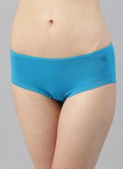 Hrx By Hrithik Roshan Blue Solid Hipster Brief women