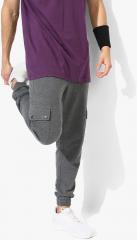 Hrx By Hrithik Roshan Charcoal Grey Solid Joggers men