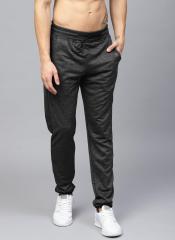 Hrx By Hrithik Roshan Charcoal Grey Solid Track Pants men