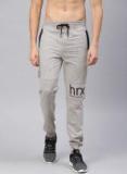 Hrx By Hrithik Roshan Grey Solid Lifestyle Slim Fit Track Pants men