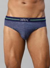Hrx By Hrithik Roshan Navy Blue Self Design Basic Brief men