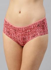 Hrx By Hrithik Roshan Pink Abstract Basic Brief women