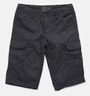 Indian Terrain Charcoal Grey Regular Fit Solid Cargo Trousers boys