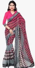 Indian Women By Bahubali Multicoloured Embroidered Saree women