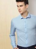 Invictus Blue Slim Fit Printed Casual Shirt men