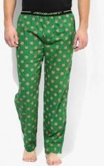 Jack & Jones Green Printed Pyjama men