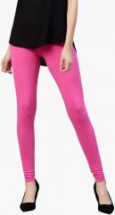 Jaipur Kurti Pink Solid Leggings women