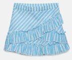 Juniors By Lifestyle Blue & White A Line Skirt girls