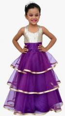 Kilkari Purple Party Dress girls