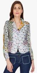 Label Ritu Kumar Multicoloured Printed Summer Jacket women