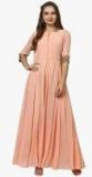 Label Ritu Kumar Peach Embellished Maxi Dress women