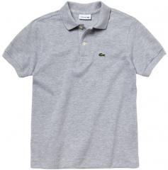 Lacoste Grey Solid Polo T shirt boys
