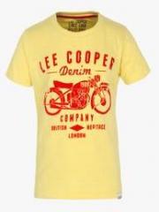 Lee Cooper Yellow T Shirt boys