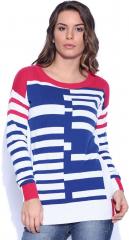 Lee Pink Striped Longline Sweater women
