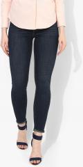 Levis Blue Super Skinny Fit High Rise Clean Look Jeans women