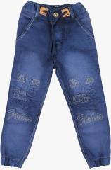 Lilpicks Blue Jogger Mid Rise Clean Look Jeans boys